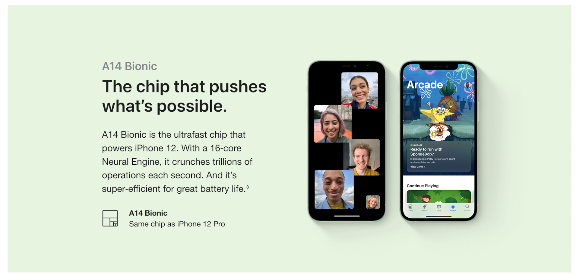 iPhone 12. Blast past fast.